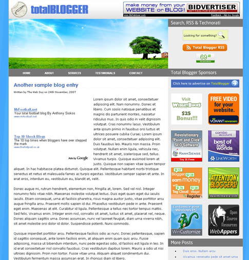 Total Blogger Total Blogger theme