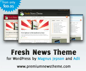 Fresh News Theme