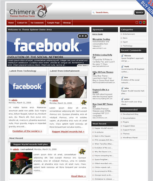 chimera-pro-theme Chimera Pro WordPress Theme
