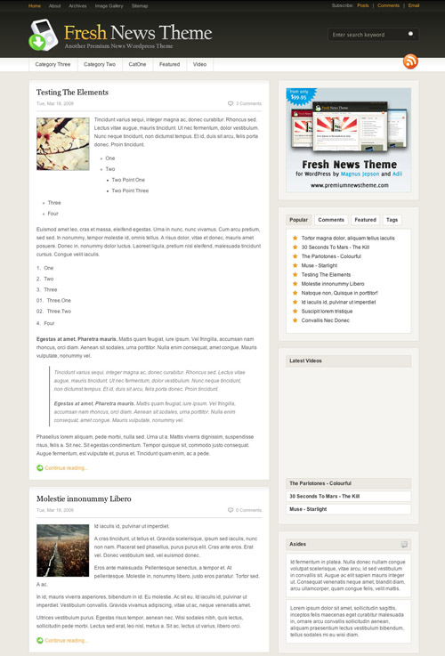freshnews-blog Fresh News Blog Theme