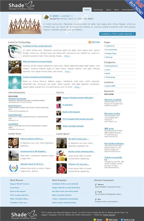 shade-pro-theme Shade Pro WprdPress Theme