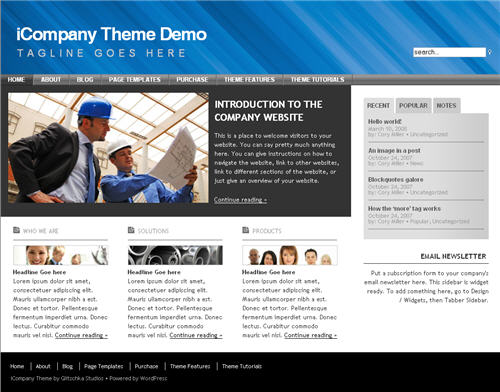 icompany-theme iCompany WordPress Theme