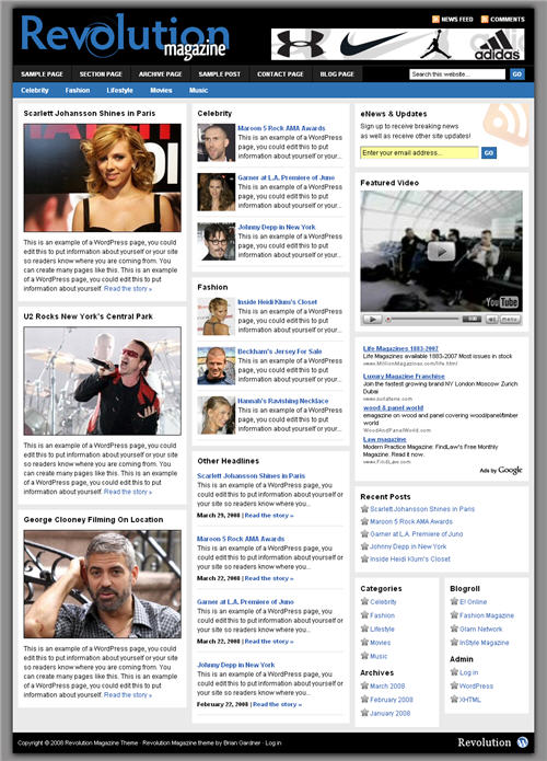 revolution-magazine-theme Revolution Magazine WordPress Theme