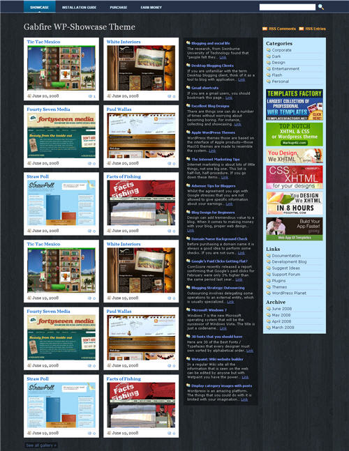 gabfire-wpshowcase Gabfire WP Showcase wordpress theme