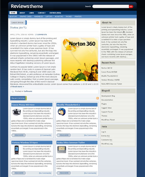reviews-theme Review WordPress Theme