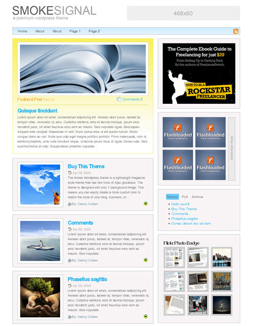 smoke-singal-theme smoke signal wordpress theme