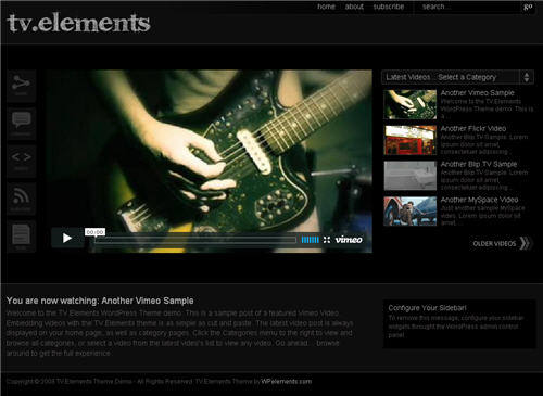 TV Elements WordPress Theme