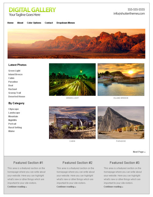 digital-gallery-white Digital Gallery White WordPress Theme
