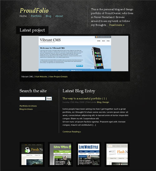 proud-folio Proud Folio Theme