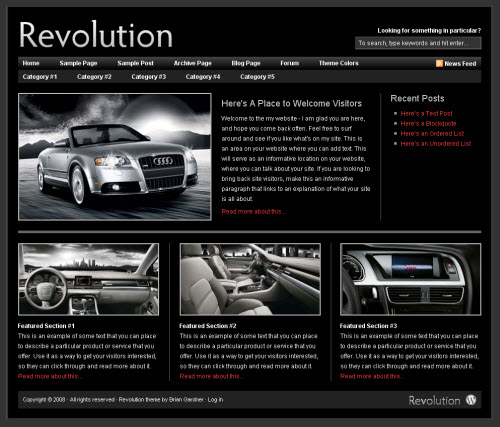 revolution-3-black Revolution Theme Black