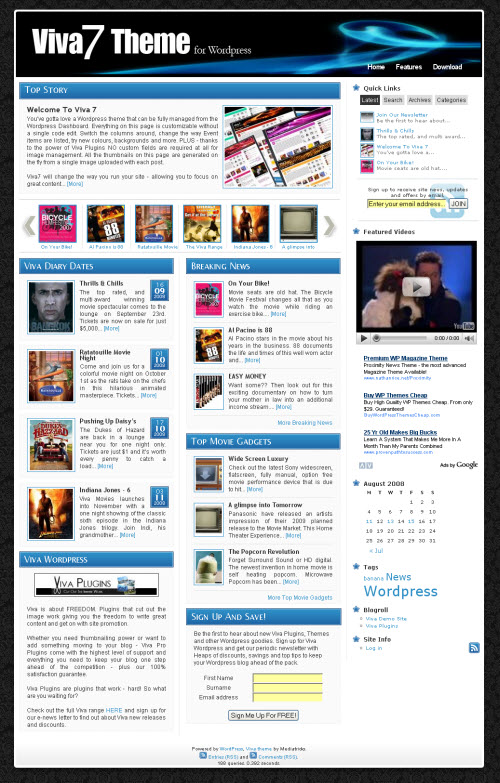 viva7 Viva 7 WordPress theme
