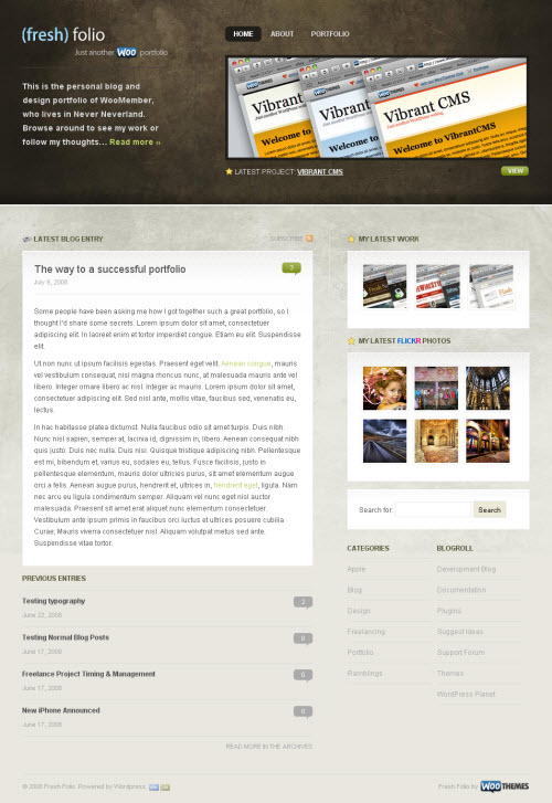 fresh-folio-grunge Fresh Folio WordPress Theme