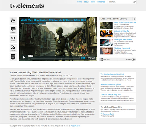 tv-elements2-light TV Elements 2.0 Theme