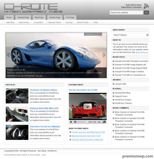 chrome 2.0 theme