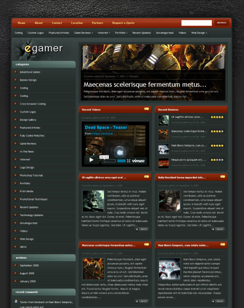 egamer egamer wordpress theme