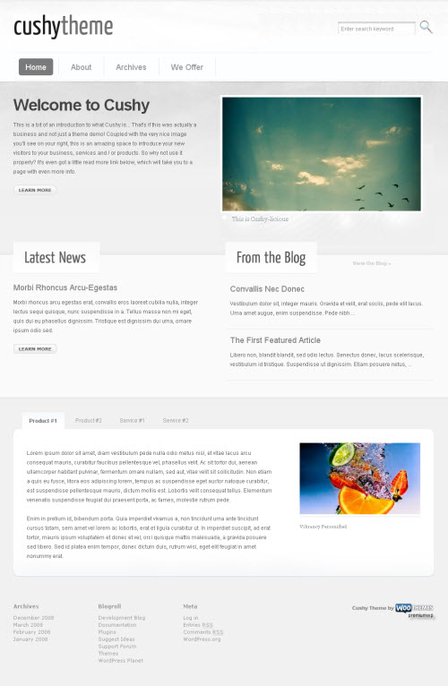 cushy-wordpress-theme cushy premium wordpress theme