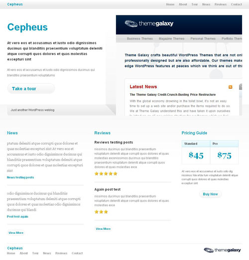 cepheus wordpress theme