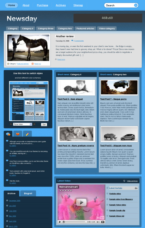 newsday wordpress theme