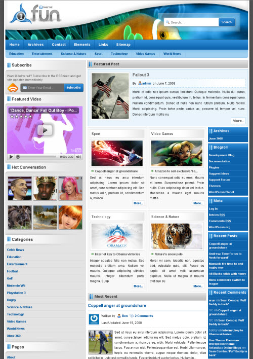 one-theme-fun one theme fun version