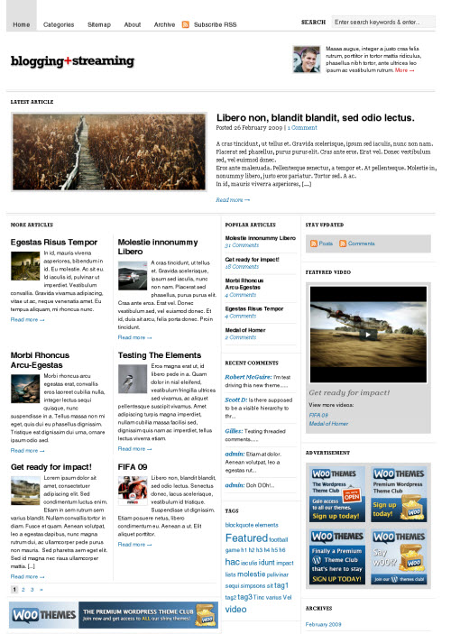 bloggingstream-theme bloggingstream wordpress theme