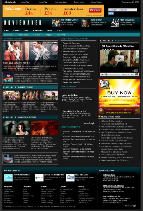 moviemaker-theme moviemaker wordpress theme