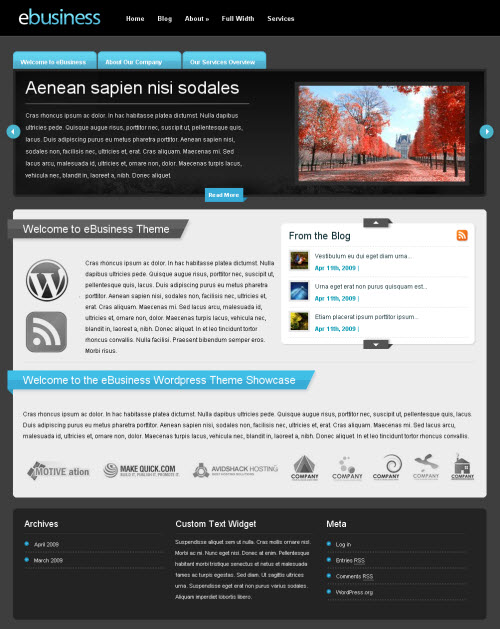 ebusiness-theme ebusiness wordpress theme elegant themes