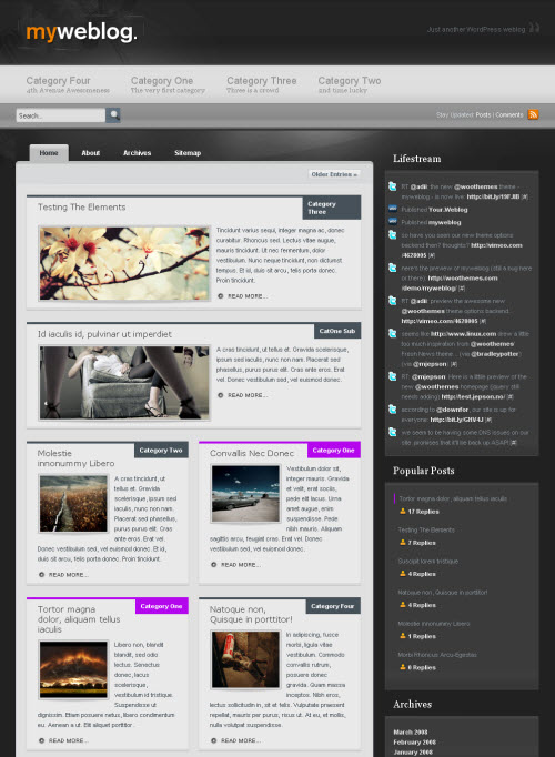 myweblog-theme myweblog wordpress theme