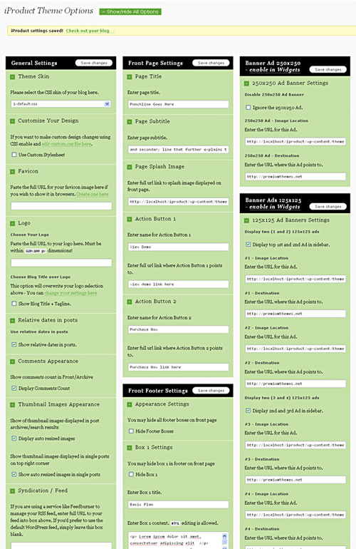 i-products-s4-setings theme control panel
