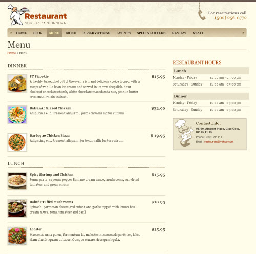 restaurant-wordpress-theme2 restaurant wordpress theme