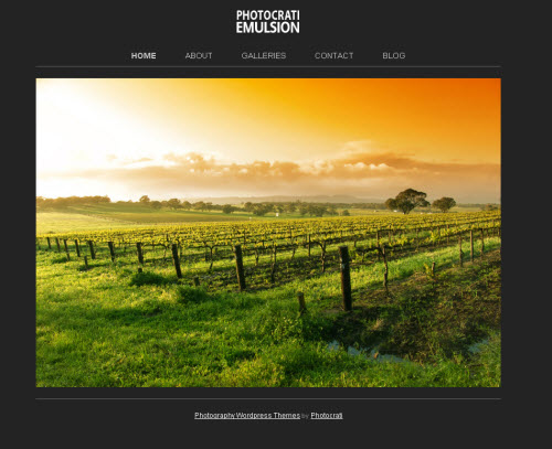 Photocrati Emulsion wordpress theme