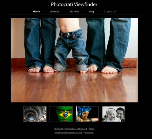 Photocrati Viewfinder wordpress theme