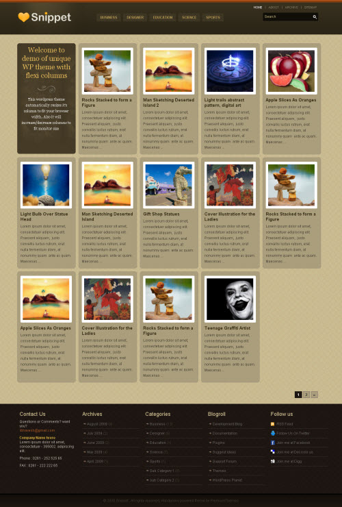 snippet-wordpress-theme Snippet Premium WordPress Theme