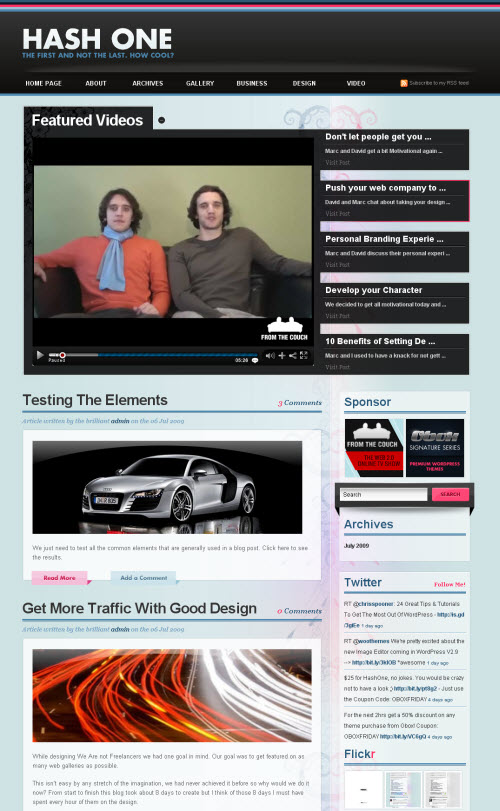 hash-one-obox-theme hash one wordpress theme