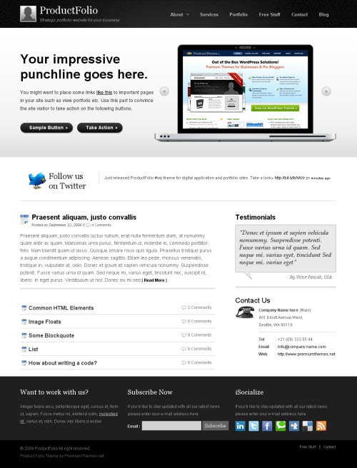 productfolio-wordpress-theme Product Folio Premium WordPress Theme