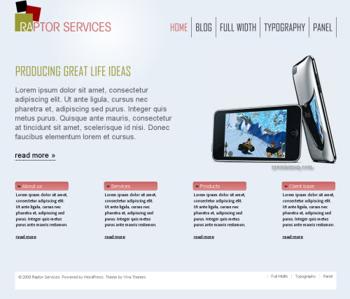 raptor-wordpress-theme Raptor Premium WordPress Theme