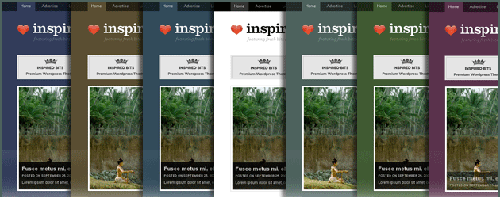 inspiredcolors inspired bits wordpress theme colours