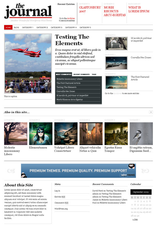 the journal wordpress theme