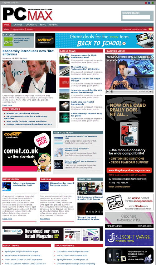 maximum-wordpress-theme Maximum CMS Portal Premium WordPress Theme
