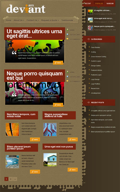 deviant-wordpress-theme deviant wordpress theme