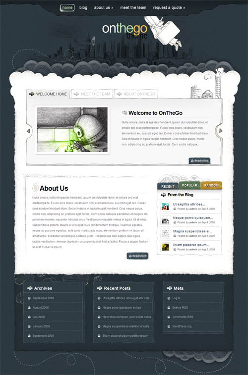 onthego-wordpress-theme On The Go Premium WordPress Theme