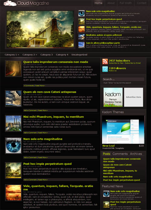 cloud-magazine-theme Cloud Magazine Premium WordPress