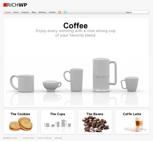 rich corp. wordpress theme