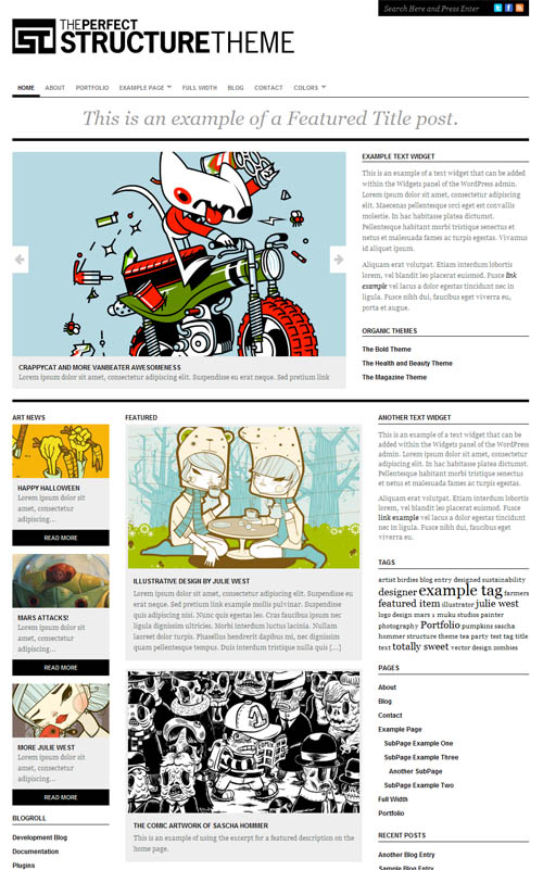 structure-theme structure wordpress theme