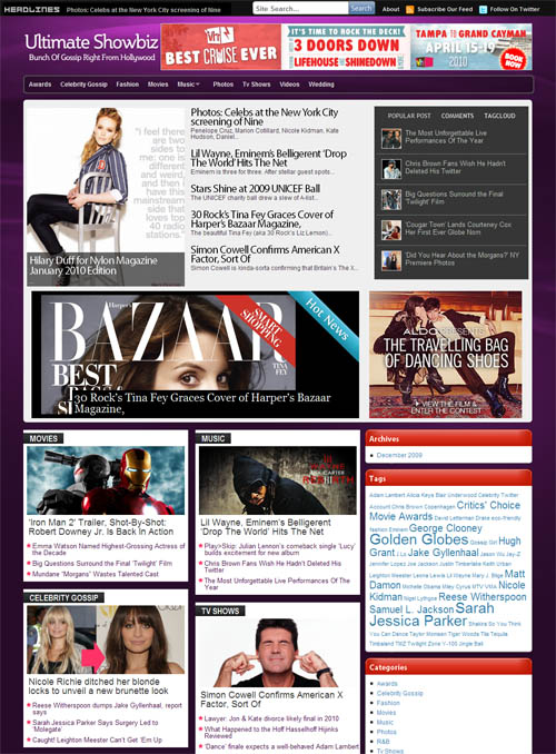ultimate-showbiz-theme Ultimate Showbiz WordPress Theme