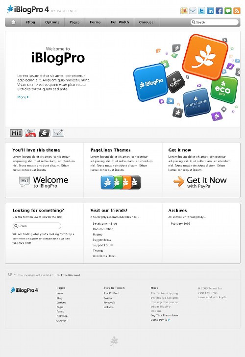 iBlogPro4 Premium WordPress Theme