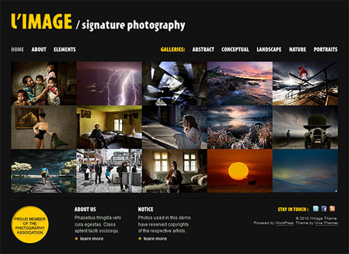L’Image Photography WordPress Theme