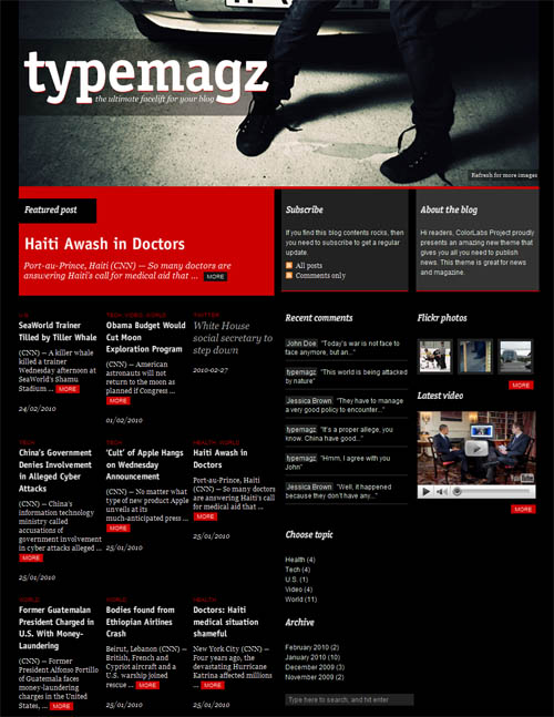 TypeMagz Premium WordPress Theme