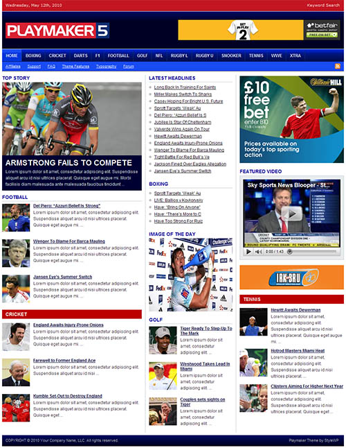 playmaker5-wordpress-theme playmaker 5 wordpress theme