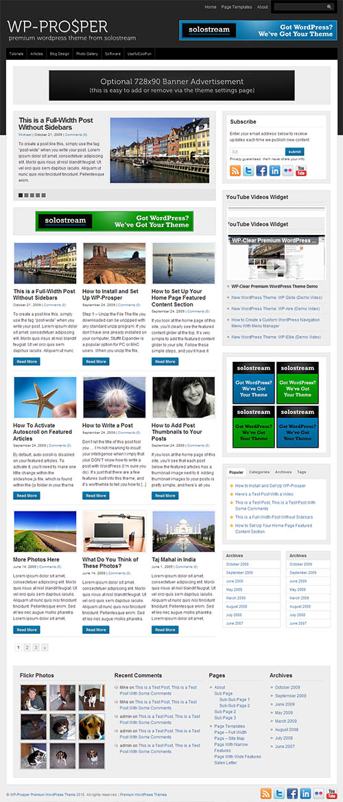WP-Prosper Premium WordPress Theme