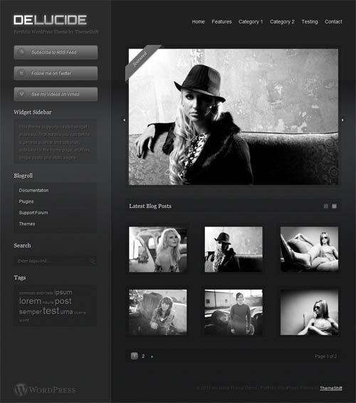 DeLucide Portfolio Premium WordPress Theme